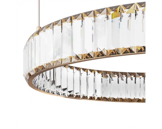 Подвесной светодиодный светильник Loft IT Crystal ring 10135/3 Gold