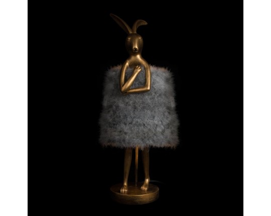 Настольная лампа Loft IT Lapine 10315/B Grey fluff