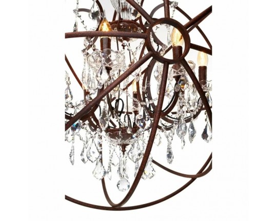 Подвесная люстра Loft IT Foucaults Orb Crystal Loft1897/8