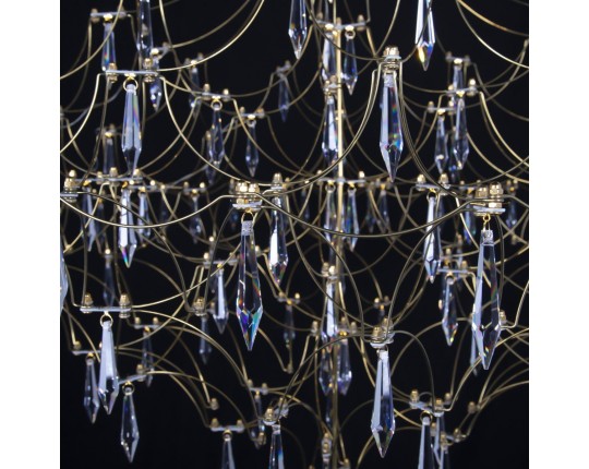 Подвесная светодиодная люстра Loft IT Mira 10259/800 Gold Asfour