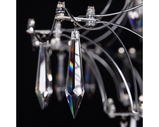 Подвесная светодиодная люстра Loft IT Mira 10259/800 Silver Asfour