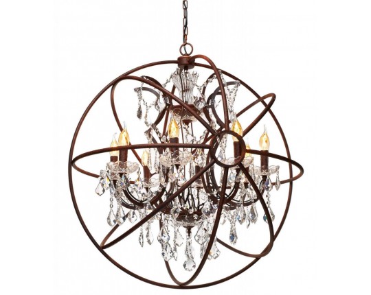 Подвесная люстра Loft IT Foucaults Orb Crystal Loft1897/6