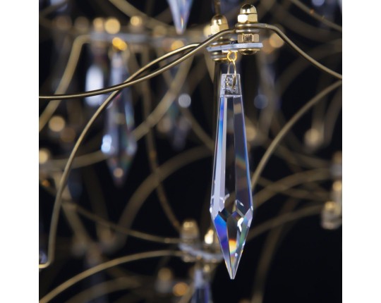 Подвесная светодиодная люстра Loft IT Mira 10259/800 Gold Asfour