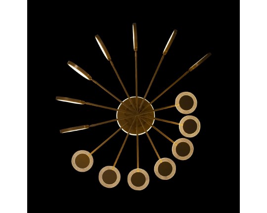 Потолочная светодиодная люстра Loft IT Megan 10164L Gold