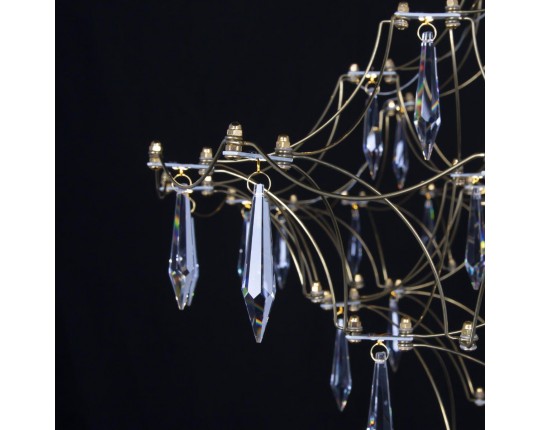 Подвесная светодиодная люстра Loft IT Mira 10259/800 Gold Asfour