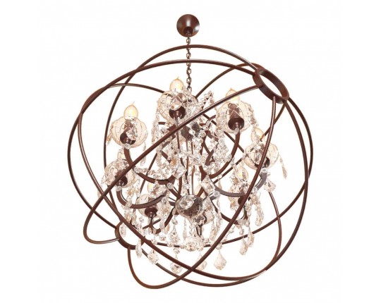 Подвесная люстра Loft IT Foucaults Orb Crystal Loft1897/8