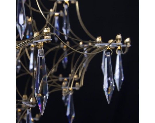 Подвесная светодиодная люстра Loft IT Mira 10259/800 Gold Asfour