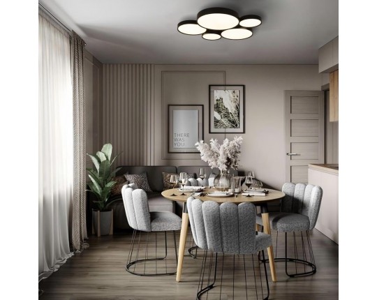 Потолочная светодиодная люстра Loft IT Drum 10218 Black