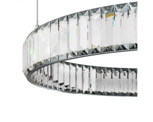 Подвесной светодиодный светильник Loft IT Crystal ring 10135/1000 Chrome
