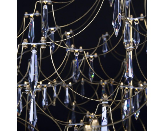 Подвесная светодиодная люстра Loft IT Mira 10259/800 Gold Asfour