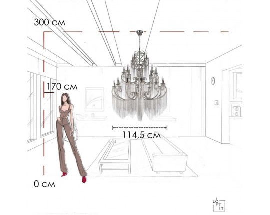 Люстра LOFT IT Wonderland 10405/24