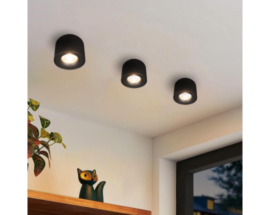 Потолочный светодиодный светильник Loft IT Tictac 10219 Black 3000K