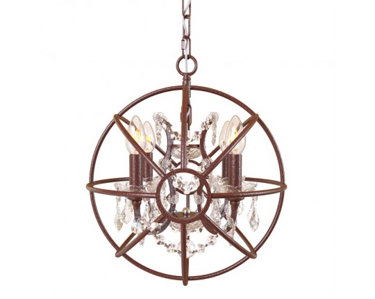 Подвесная люстра Loft IT Foucaults Orb Crystal Loft1897/4