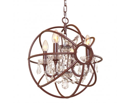 Подвесная люстра Loft IT Foucaults Orb Crystal Loft1897/4
