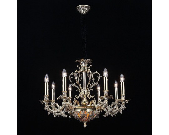 Подвесная люстра Lucia Tucci Firenze 1780.8.2 Antique Gold