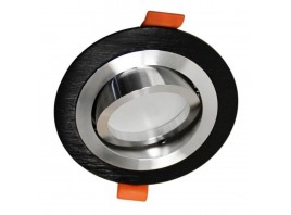 Встраиваемый светильник Lumina Deco Duka LDC 8062-D90 BK+SL
