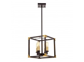 Подвесная люстра Lumina Deco Waldorf LDP 1140-4 BK+MD