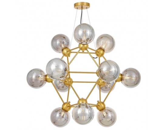 Подвесная люстра Lumina Deco Zodiak LDP 160N-12 MD+GY