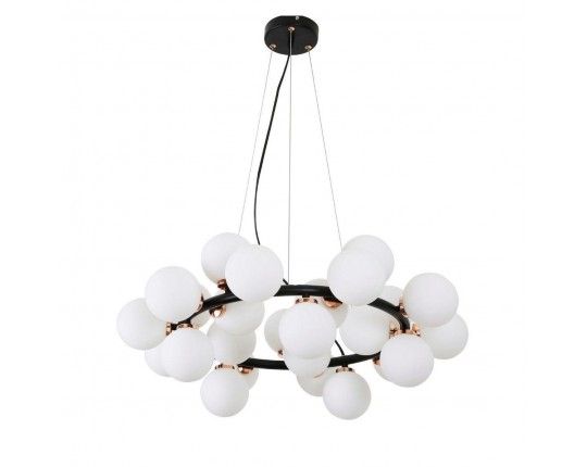 Подвесная люстра Lumina Deco Marsiada LDP 6033-25 BK+MD
