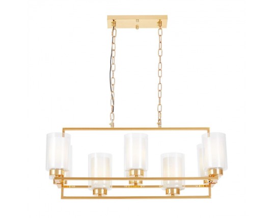 Подвесная люстра Lumina Deco Lino LDP 1239-8 F.GD