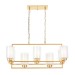 Подвесная люстра Lumina Deco Lino LDP 1239-8 F.GD
