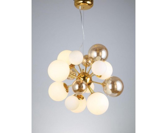 Подвесная люстра Lumina Deco Galaksida LDP 8565-10/16 GD+TEA