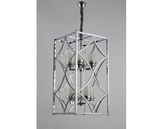 Подвесная люстра Lumina Deco Quadrato LDP 1223-8 CHR