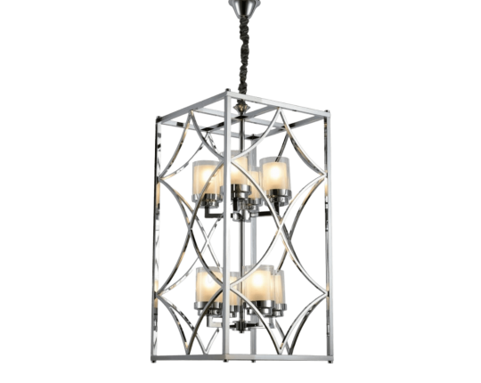 Подвесная люстра Lumina Deco Quadrato LDP 1223-8 CHR