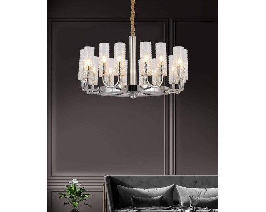 Подвесная люстра Lumina Deco Donatti LDP 8011-16 CHR