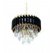 Подвесная люстра Lumina Deco Funneli LDP 6003-400 BK+F.GD