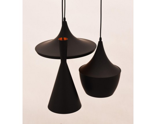 Подвесная люстра Lumina Deco Foggi LDP 7712-3 BK