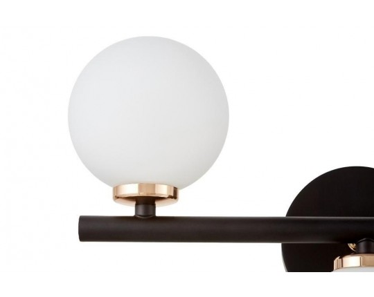 Настенный светильник Lumina Deco Marsiada LDW 6033-3 BK+F.GD