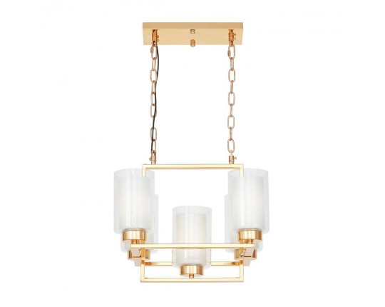 Подвесная люстра Lumina Deco Lino LDP 1239-5 F.GD