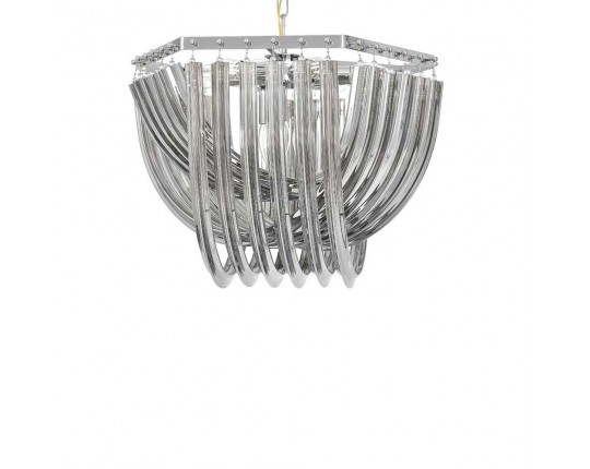 Подвесная люстра Lumina Deco Boscone LDP 7044-550 CHR+GY