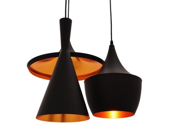 Подвесная люстра Lumina Deco Foggi LDP 7712-3 BK