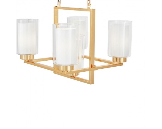 Подвесная люстра Lumina Deco Lino LDP 1239-5 F.GD