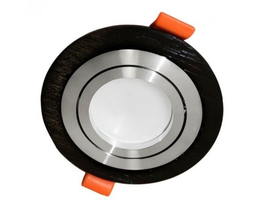 Встраиваемый светильник Lumina Deco Duka LDC 8062-D90 BK+SL