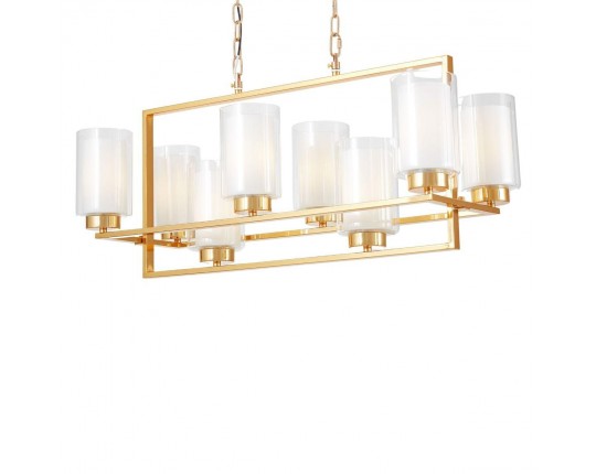 Подвесная люстра Lumina Deco Lino LDP 1239-8 F.GD