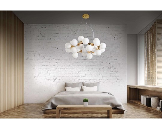 Подвесная люстра Lumina Deco Marsiada LDP 6033-25 GD