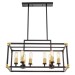 Подвесная люстра Lumina Deco Waldorf LDP 1140-8 BK+MD