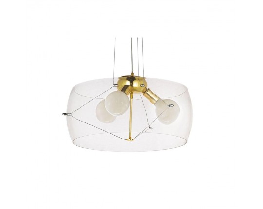 Подвесная люстра Lumina Deco Globo LDP 6018-500 PR+F.GD