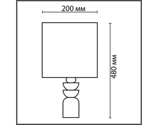 Настольная лампа Lumion Moderni Segi 8130/1T