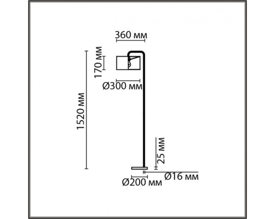 Торшер Lumion Neoclassi Velveta 8073/1F