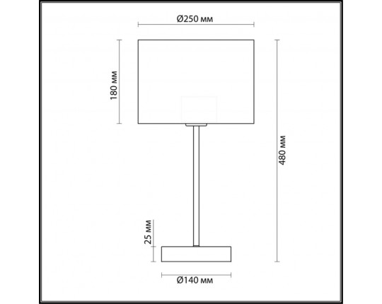 Настольная лампа Lumion Moderni Nikki 3745/1T
