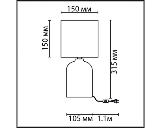 Настольная лампа Lumion Moderni Niana 8222/1T