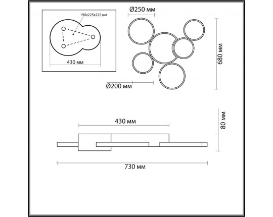 Потолочный светодиодный светильник Lumion Norbert 5253/99CL