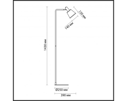 Торшер Lumion Moderni Marcus 3638/1F