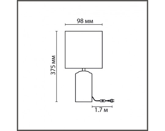 Настольная лампа Lumion Moderni Terazio 8141/1T