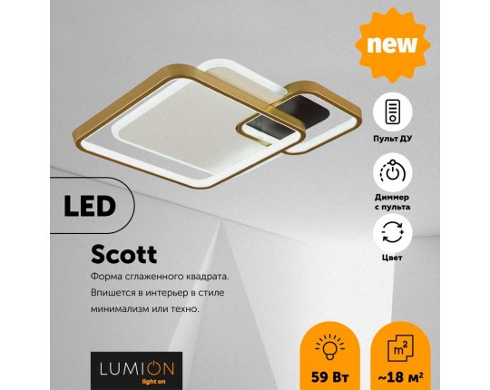 Потолочный светодиодный светильник Lumion  Scott 5243/59CL