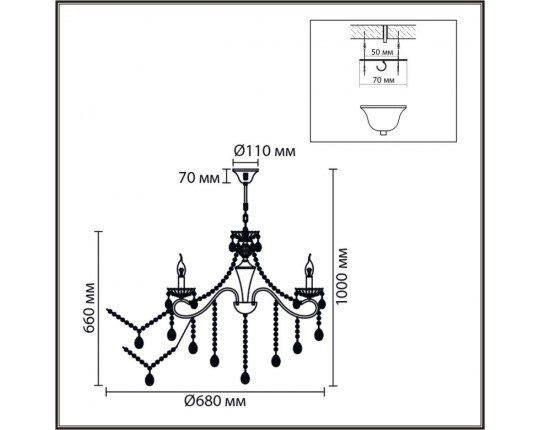 Люстра Lumion CLASSI 8346/7